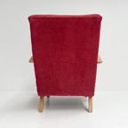 Gerenoveerde Jindrich Halabala Fauteuil, 1950’ thumbnail 11