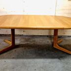 Xxl Vintage Deense Eettafel Uittrekbare Tafel Ronde Ovale thumbnail 2