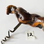 Antieke Franse Laurent Siret Kurkentrekker 12 Wortelhout Wijnstok 1920’s thumbnail 5