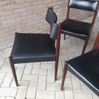 Set Van 4 Eetkamerstoelen Jaren 60 Bovenkamp Stoelen Aksel Bender thumbnail 10