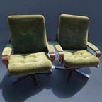 Set Van 2 Vintage 70'R Design Draaistoelen, Fauteuil. thumbnail 4