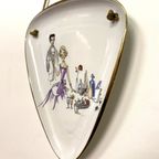 Plectrum Shape Wall Hanger Venetia Decor By Alka 1960S thumbnail 7