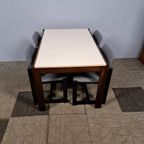 Vintage Pastoe? Eetkamerset , 4 Stoelen Met Tafel thumbnail 10