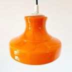 Oranje Vintage Glazen Hanglamp Oranje Hanglamp Retro Design thumbnail 3