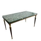 Vintage Groene Marmeren Coffee Table / Salontafel thumbnail 4