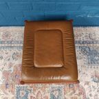 Vintage Fauteuil Met Voetenbank, Deens Design thumbnail 5