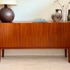 Vintage Strak Sideboard Tv-Meubel Teak Jaren 60 thumbnail 4