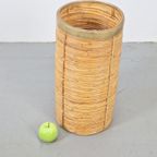 Vintage Bamboe & Messing Paraplustandaard Italië ‘70 Regency thumbnail 4