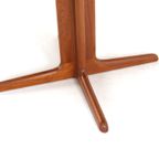 Ronde 2x Verlengbare Massief Teak Deens Eettafel Tafel Vintage thumbnail 9