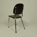 5 X Vintage Stoelen In Skai Leer, Jaren 70 thumbnail 11
