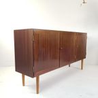 Vintage Deens Dressoir Palissander Gepolitoerd Groot thumbnail 9