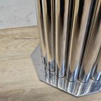 Unieke Handgemaakte Chromen Zuil / Piedestal (Art Deco) / Unique Handmade Chrome Pedestal thumbnail 2