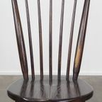 Set Van 4 Vintage Houten De Ster Gelderland Design Spijlen Stoelen thumbnail 12