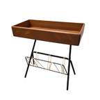 Vintage Bijzettafel Met Lectuurhouder thumbnail 5