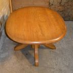 Middelgrote Ovale Massief Eikenhouten Eettafel thumbnail 2