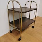 Vintage Barcart Drankenkar Trolley Butlerwagen Serveerwagentje thumbnail 13