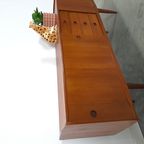 Teak Fineer Dressoir Met Lades Uit Zweden thumbnail 4