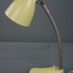 Gele Metalen Vintage Jaren 60 Design Lamp/ Bureaulamp thumbnail 6