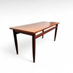 Mid-century Salontafel Teakhoutfineer Blad, Massief Teakhout thumbnail 10
