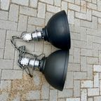 2x Zwarte Industriële Hanglamp thumbnail 6