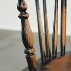 Elegante, Prachtige, Antieke Engelse Highback Windsor Eetkamerstoel thumbnail 11