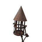 Middeleeuws Frans Smeedijzeren Wandlantaarns thumbnail 8