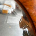 Vintage Drieluik Spiegel / Retro Oude Houten Wandspiegel thumbnail 11