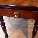 Antieke Engelse Pembroketable, Sidetable thumbnail 13