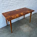 Vintage Sidetable - Bijzettafel, Uniek Blad Ingelegd Fineer thumbnail 3