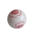 Een Ronde Bal Gips Ø 10 Cm Met Bloemmotief thumbnail 9