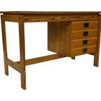 Vintage Bureau Werkplek Compact Jaren 60 Pinewood Grenen thumbnail 22