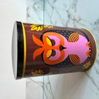 Groot Vintage Bewaar Blik Met Uilenmotief thumbnail 2