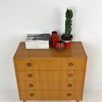 Zweedse Vintage Teak Fineren Ladekast Umasjo thumbnail 9