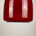 Cherry Red Glass Pendant Light By Peill And Putzler 1960 thumbnail 6