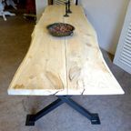 Prachtige Grote Boomstam Tafel 260 Cm thumbnail 9