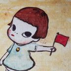 Yoshimoto Nara, Mädchen Mit Den Winkerflaggen, 1996, thumbnail 4