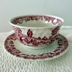 Prachtige Soepschaal Van Barratts Elizabethan Staffordshire Ware, Engels thumbnail 4