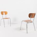 1960’S Set Of 4 Danish Old School Chairs thumbnail 7