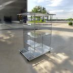 Vintage Plexiglas Meubel / Audiomeubel / Cart thumbnail 8