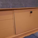 Vintage Zalm Kleur Dressoir Tv Kast Hollywood Regency Style thumbnail 7