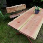 Prachtige Grote Boomstam Tuintafel 220 Cm thumbnail 6