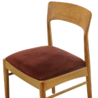 Set Van 4 Niels Bach Stoelen Eetkamerstoelen 'skodsborgskov' Vintage thumbnail 17