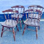 Set Van Vier Stevige Cafestoelen thumbnail 4