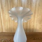 Mid Century Jack In The Pulpit Vazen, Satijn Glas thumbnail 4