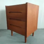 Set Scandinavische Ladekastjes Jaren 60-70 (kleine En Grote, 4 Lades Elk) thumbnail 14