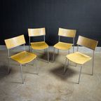 13 Stuks Vintage Partij Ahrend Stapelstoelen thumbnail 2