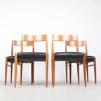 Lübke Houten Eettafelstoelen, 1960S thumbnail 4