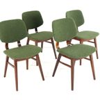 Set 4 Eetkamerstoelen Vintage Gestoffeerd 'velsen' Nederlands thumbnail 11
