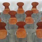 12x Eromes Pagholz Industriële Stapelbare Design Stoel thumbnail 8