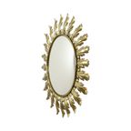 Mid Century Verkoperd Metalen Zonnespiegel Deknudt Convex 50Cm thumbnail 9